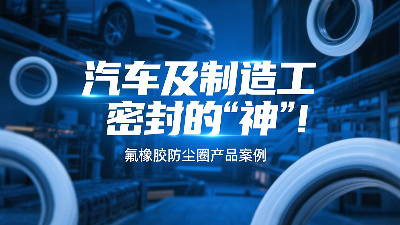 氟橡膠防塵圈產品案例 ? 汽車及制造工業密封的“神”！