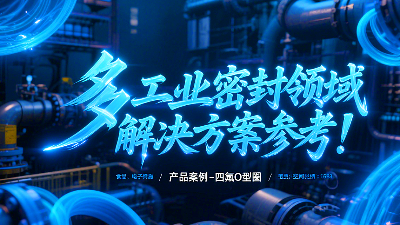四氟O型圈：多工業密封領域解決方案參考！