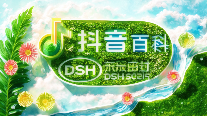 抖音百科東晟密封件綠色環保字體效果海報 (1)