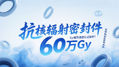 抗核輻射密封圈技術突破：60萬Gy輻照強度認證解析！
